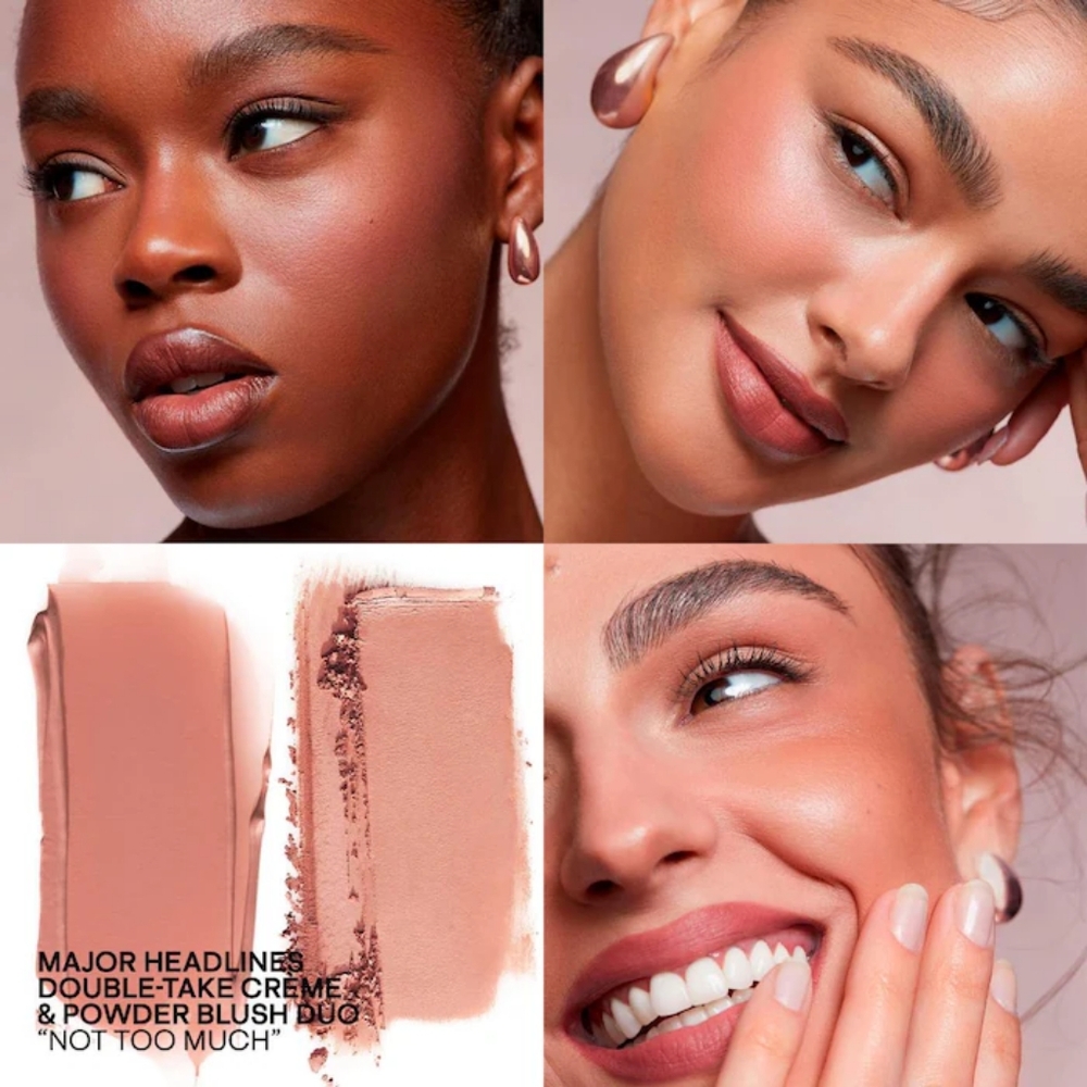Patrick Ta | Major Headlines Double Creme & Powder Blush Duo | Not Too Much - Picture 4 of 5